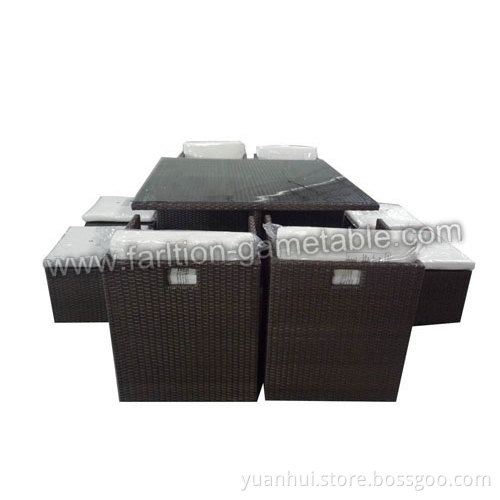 Wicker Rattan Table Set